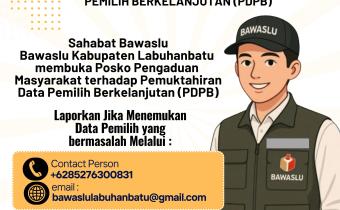 Posko Pengaduan Masyarakat tentang Pemuktahiran Data Pemilih Berkelanjutan 